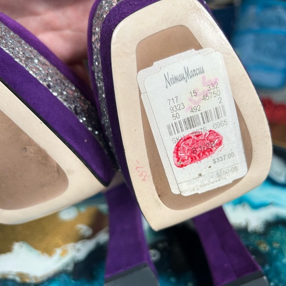 Miu Miu purple suede pumps - Size 8.5. NWT - Picture 6 of 8